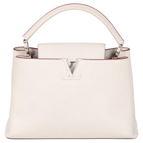 louis vuitton capucines white